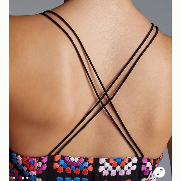 NWT ANTHROPOLOGIE Crochet Midi Dress 16 - Picture 4 of 4